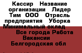 Кассир › Название организации ­ Лидер Тим, ООО › Отрасль предприятия ­ Уборка › Минимальный оклад ­ 27 200 - Все города Работа » Вакансии   . Белгородская обл.